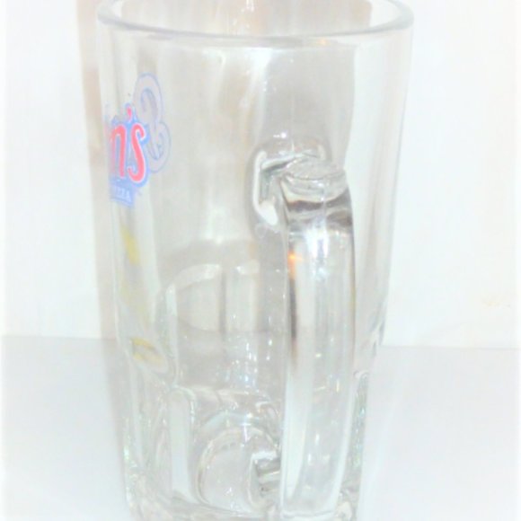 8" Tall Boston's The Gourmet Pizza THICK & HEAVY Mug Beer Mug Drinking Glass - Picture 2 of 6